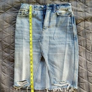 Abercrombie and Fitch Blue Jeans skirt high waist